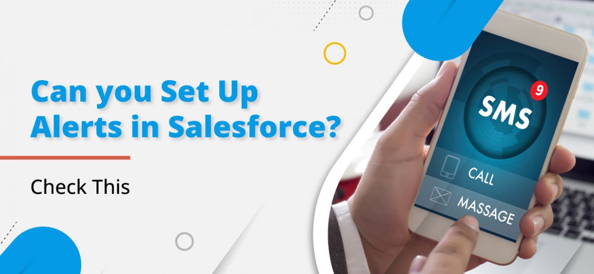 Salesforce alert message