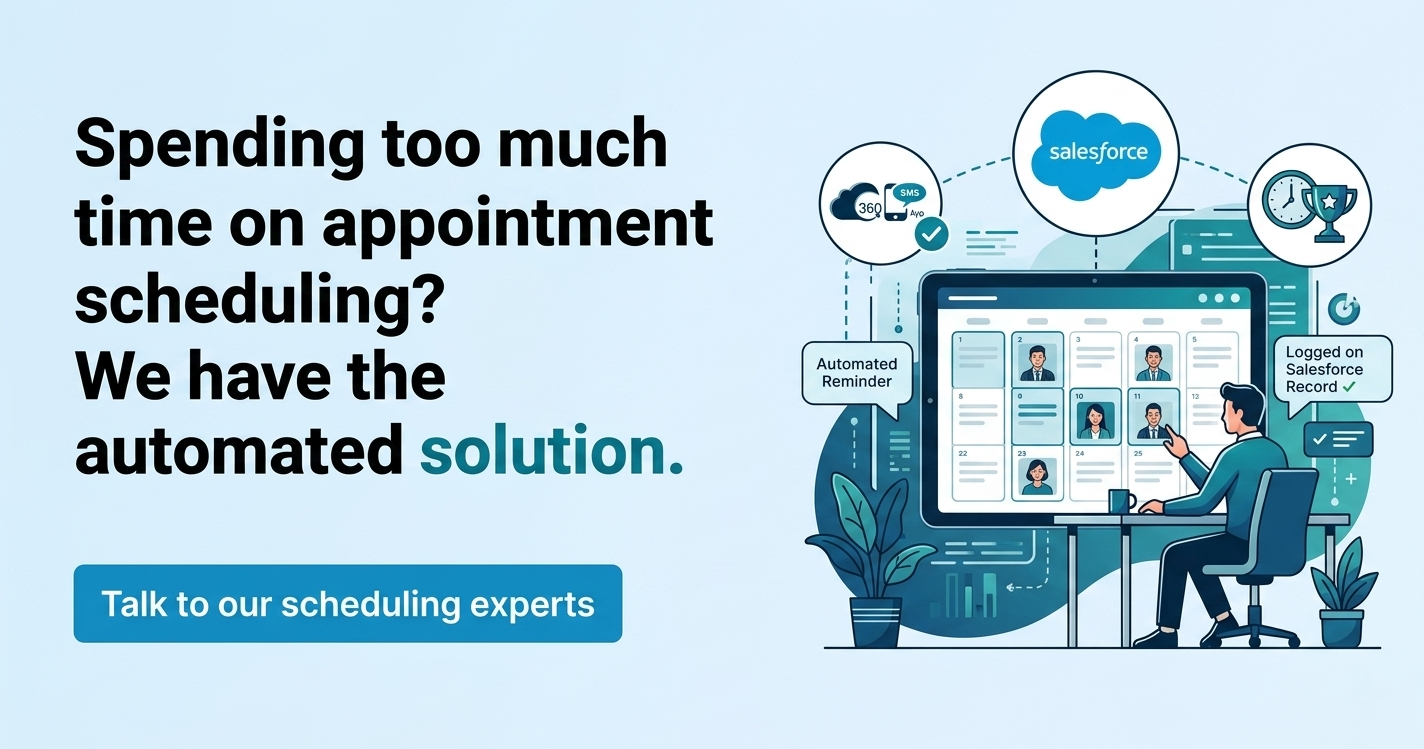 Spending too much time on appointment scheduling? We have the automated solution. Talk to our scheduling experts.