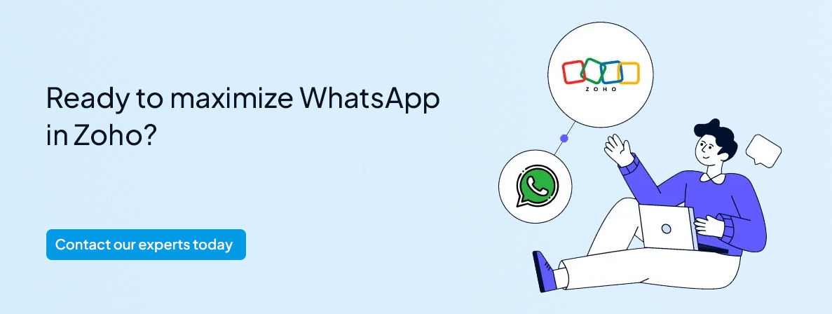 ready to maximize whatsapp in zoho