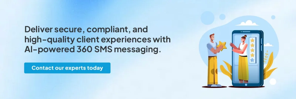 deliver secure, compliant messages with 360 sms