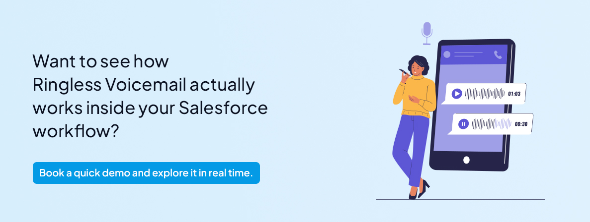 want to see how ringless voicemail actually works inside your salesforce workflow?