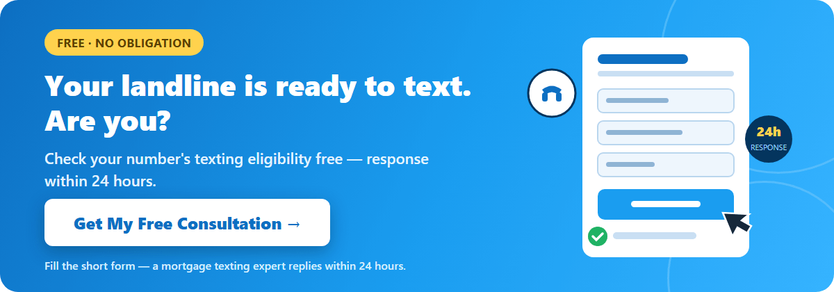 your landline is ready to text